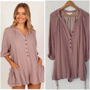 Mable Dusty Rose Romper